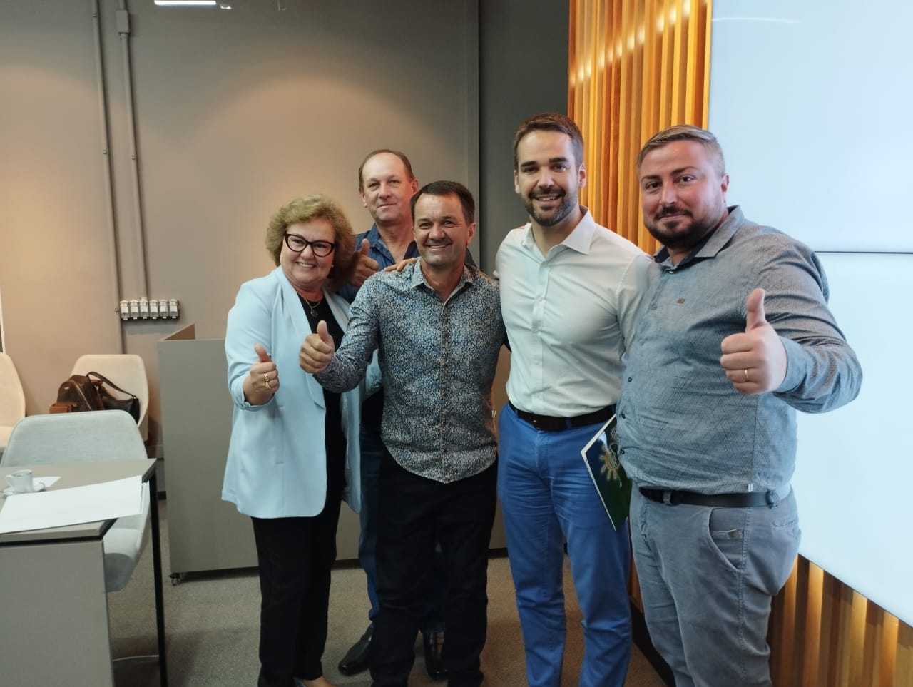 Capa Lideranças de Novo Tiradentes participam de audiência com o Governo do Estado tratando sobre o acesso asfáltico
