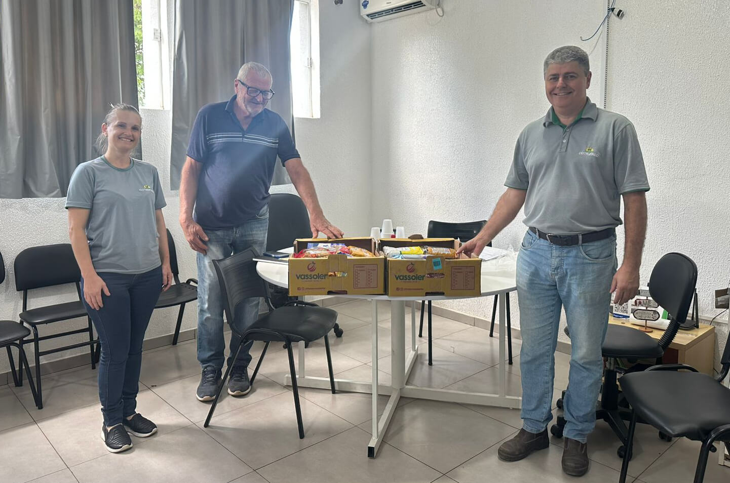Capa Cotrifred realiza doação ao Hospital São Roque de Caiçara