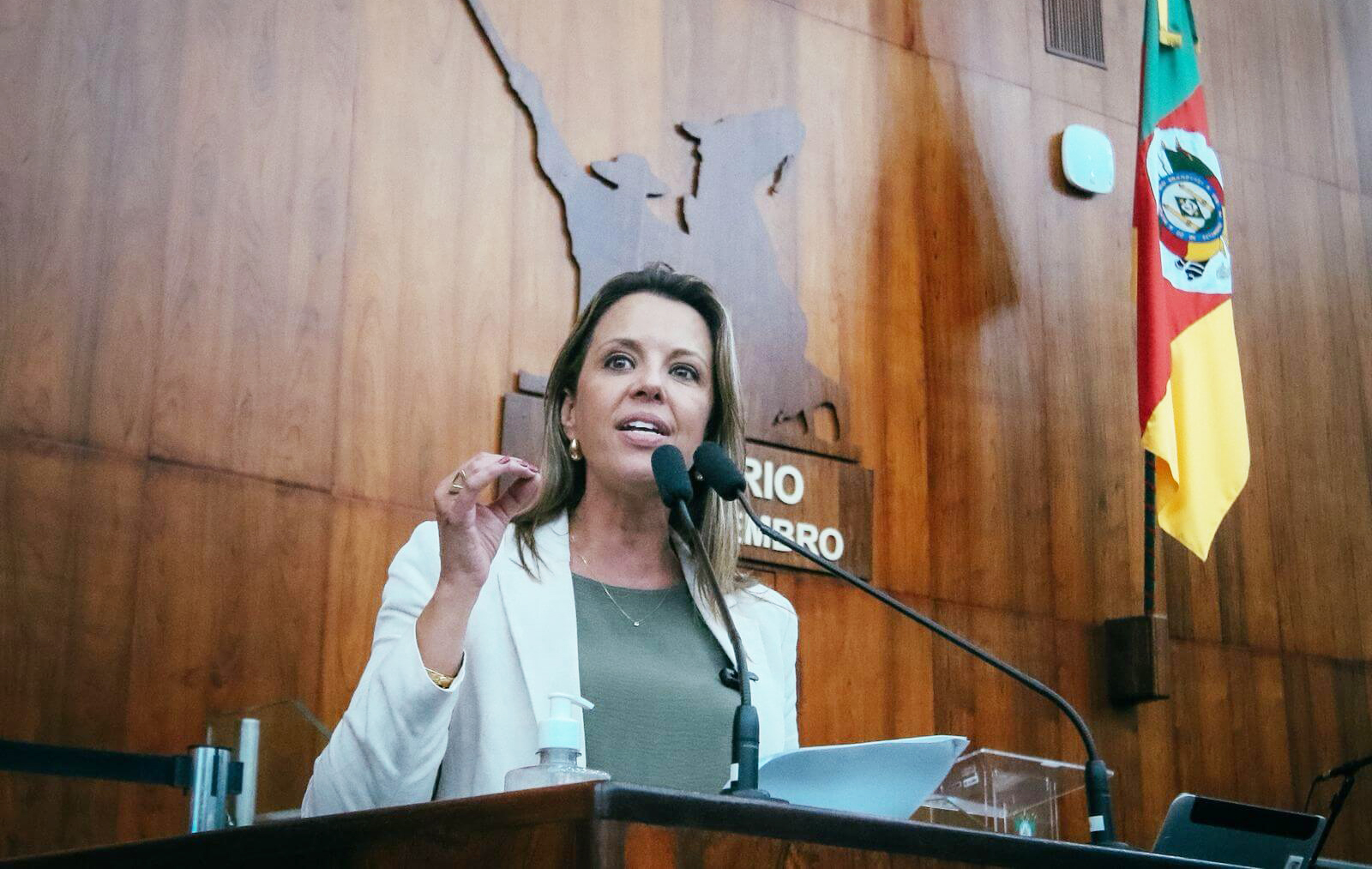 Capa Delegada Nadine encerra semestre com projetos aprovados e foco na segurança e defesa da mulher