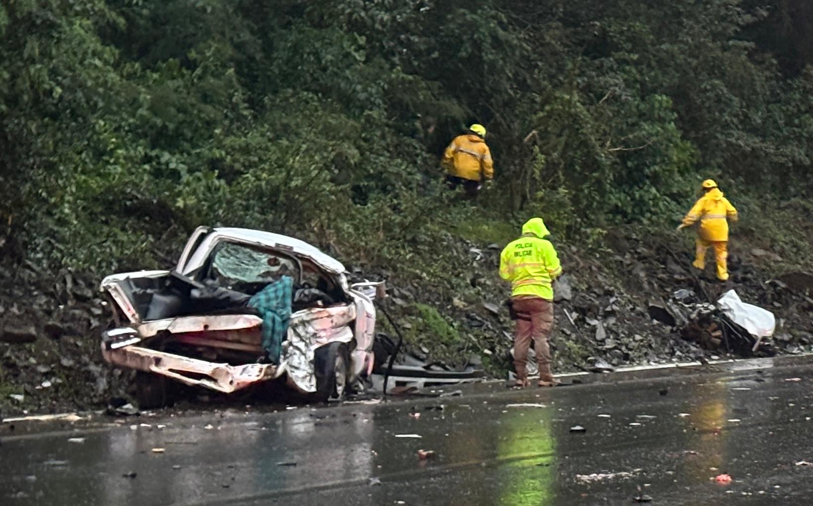 Capa Acidente trágico na BR-282 em Nova Erechim mata três pessoas da mesma família