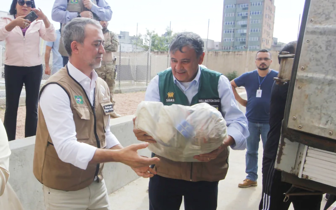 Capa Conab doa alimentos à Terra Indígena Guarita neste sábado
