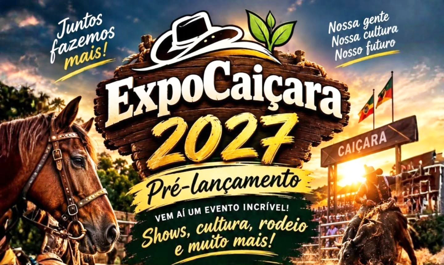Capa ExpoCaiçara 2027 é confirmada para o mês de outubro durante comemorações do município