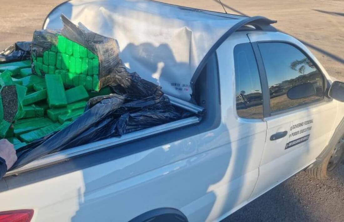 Capa Homem é preso com mais de 800 quilos de maconha na BR-386, em Fontoura Xavier