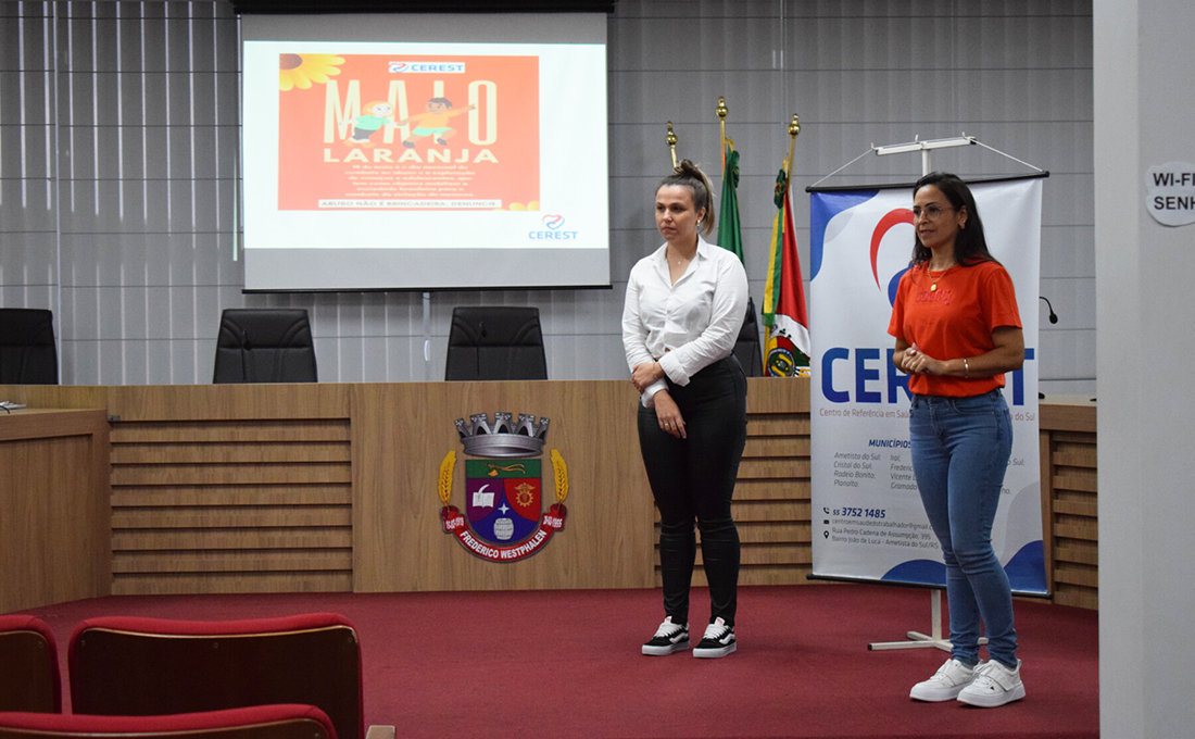 Capa CEREST realiza roda de conversa sobre Maio Laranja para fortalecer combate ao abuso sexual infantil