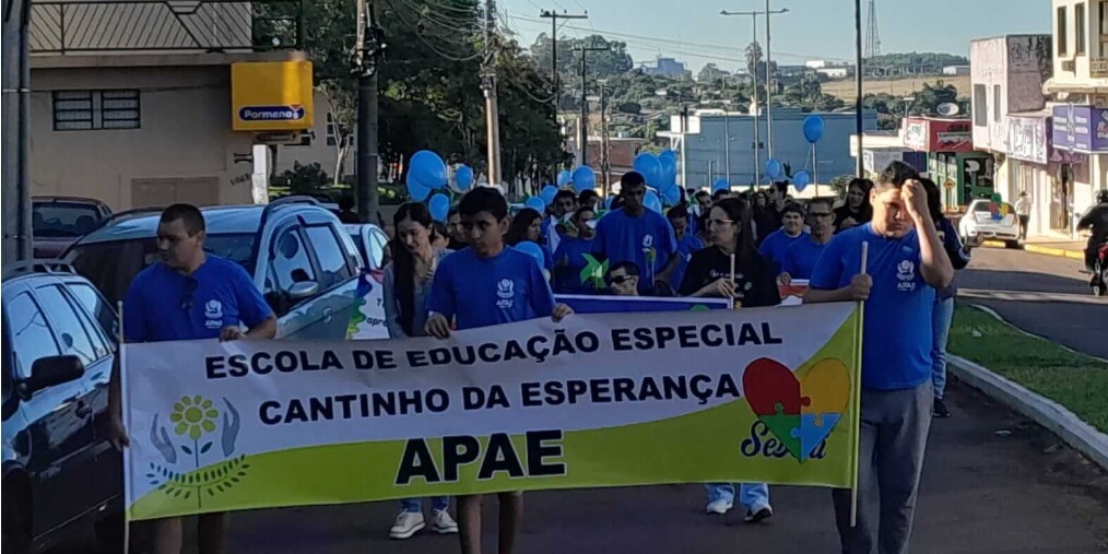 Capa Seberi: APAE promove Caminhada de alusiva ao dia Mundial da Conscientização do Autismo