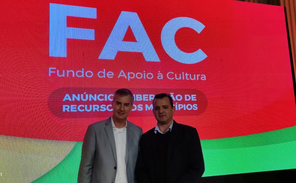 Capa Secretaria de Cultura e Turismo de Palmeira das Missões recebe R$ 100 mil do Fundo de Apoio à Cultura