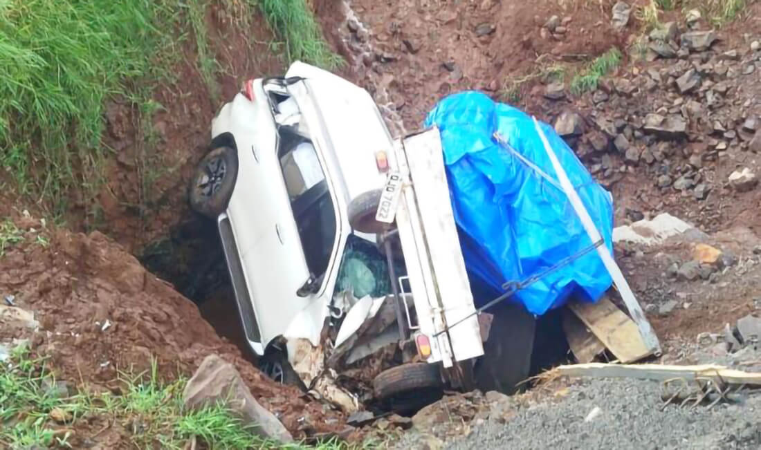 Capa Capotamento na SC-305 deixa uma vítima fatal e três feridos no Oeste de SC