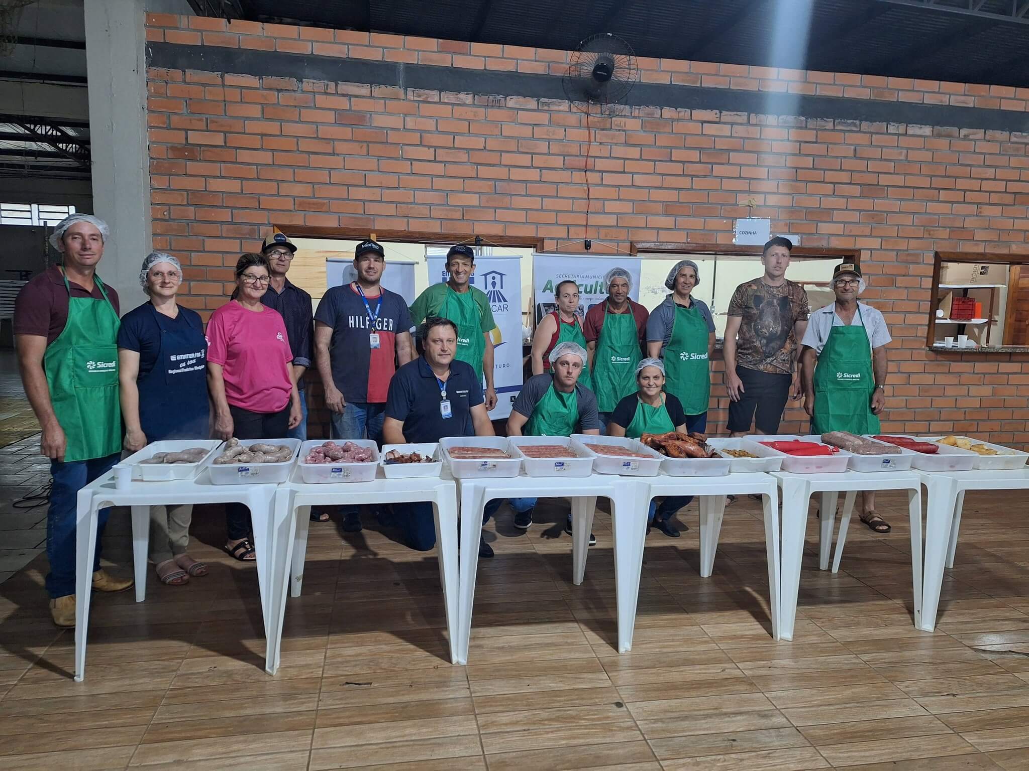 Capa Curso de Processamento de Carne Suína é realizado em Cristal do Sul