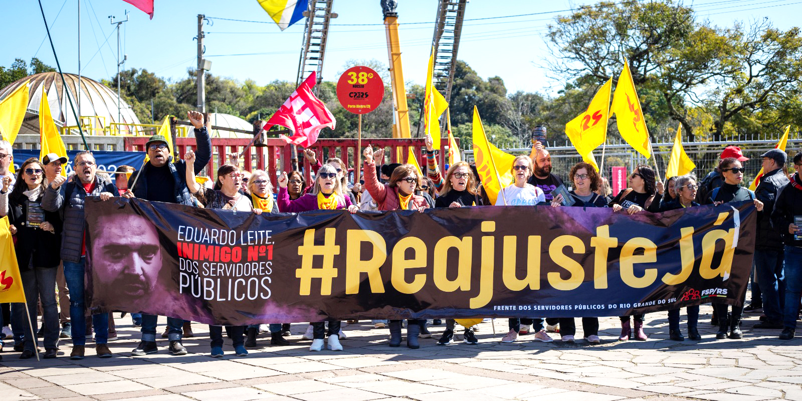 Capa CPERS reivindica fim da municipalização das escolas estaduais e reajuste salarial
