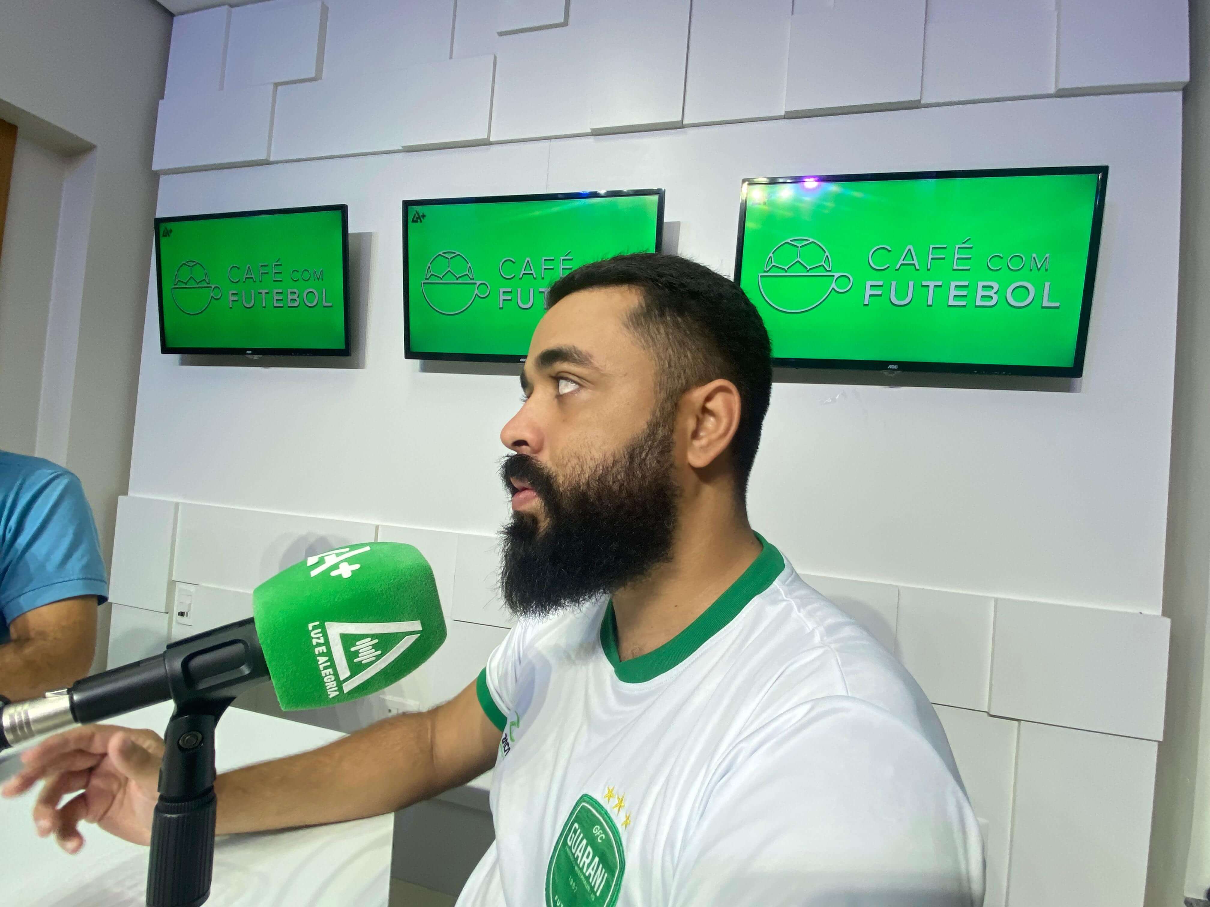 Capa Raphael Melo, técnico do Guarani Futsal, participa do Café com Futebol