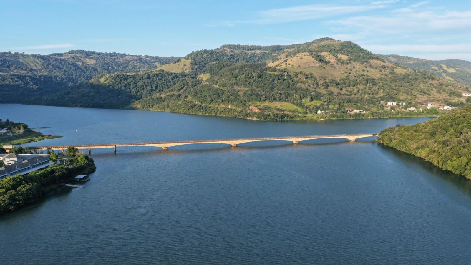 Capa Ponte do Goio-Ên começa a receber sistema de iluminação pública entre Chapecó e Nonoai