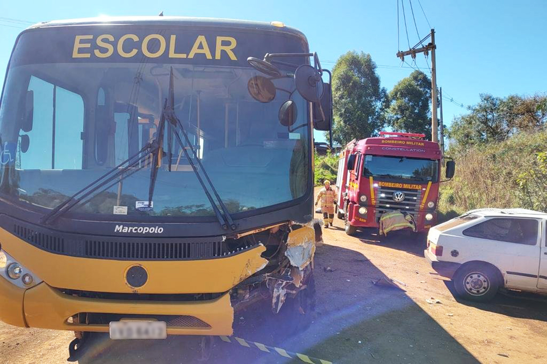 Capa Idoso de 91 anos morre em colisão frontal com ônibus escolar no Noroeste do RS