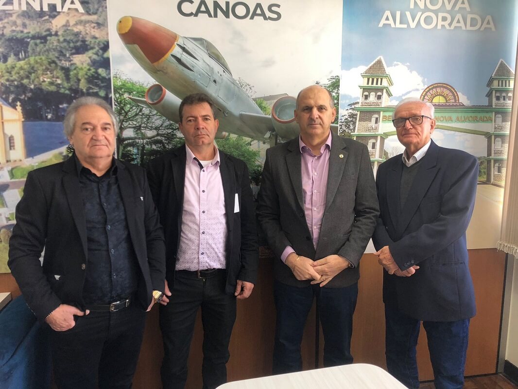Capa Prefeito de Palmitinho cumpre agenda em Porto Alegre