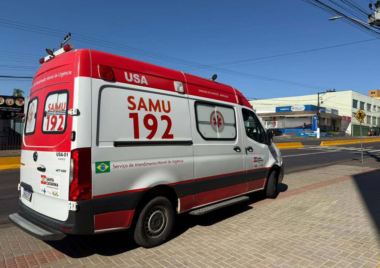 Capa Idosa sofre ferimentos graves após atropelamento em faixa de pedestres em Chapecó