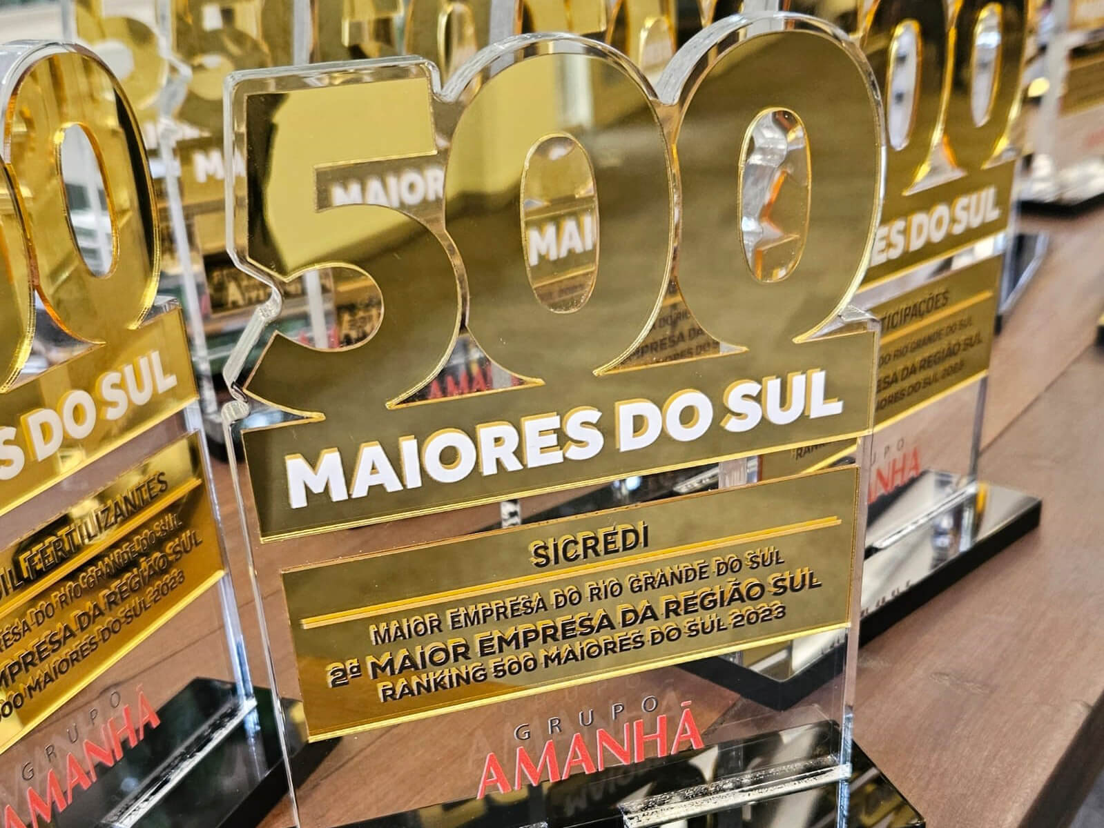 Capa Sicredi ocupa o primeiro lugar em pesquisa sobre as maiores empresas do Rio Grande do Sul