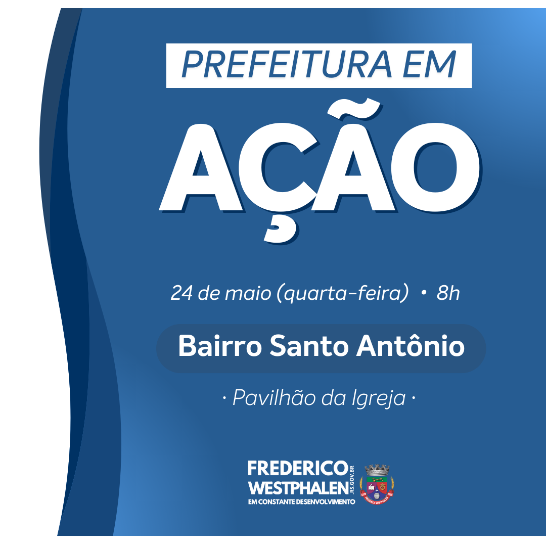 Capa Administração de FW retoma “Prefeitura em Ação” no bairro Santo Antônio