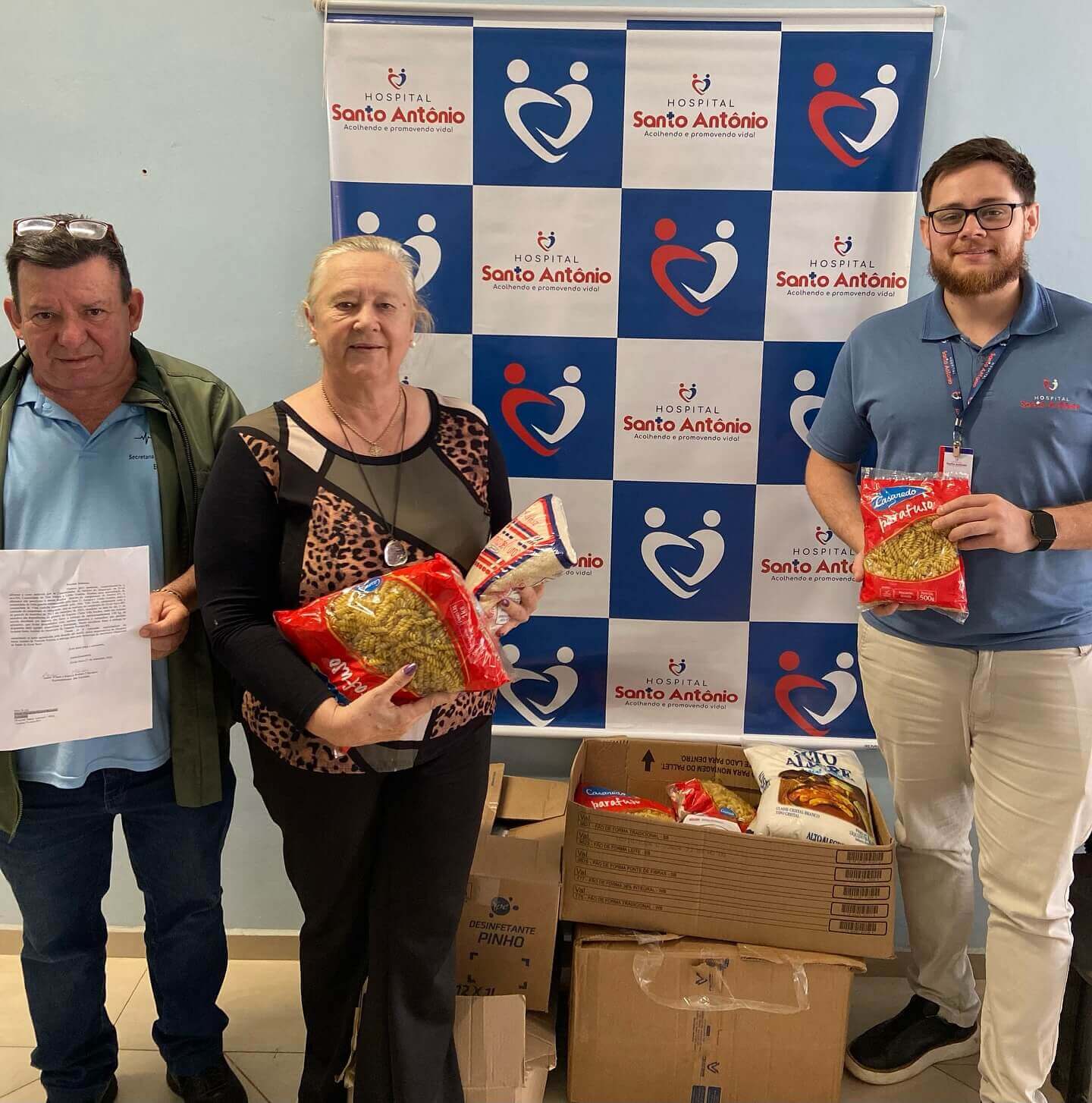 Capa Comunidades de Erval Seco arrecadam 100kg de alimentos durante Campeonato de Futebol 7 e doam ao Hospital Santo Antônio
