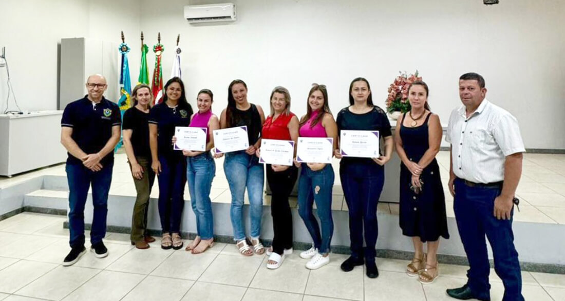 Capa Certificados de posse são entregues aos membros do Conselho Tutelar de Ametista do Sul