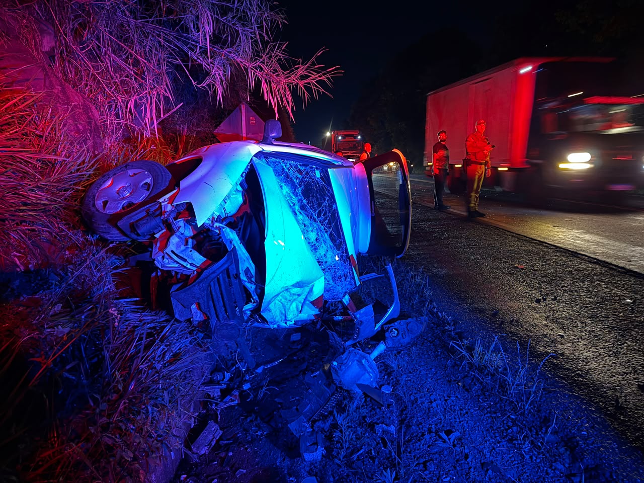 Capa Acidente grave na BR-386 deixa uma pessoa morta e feridos em Frederico Westphalen