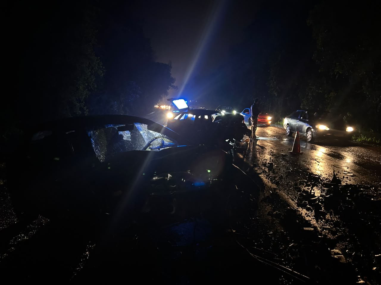 Capa Colisão frontal na BR-386 em Seberi deixou uma mulher morta e três pessoas feridas