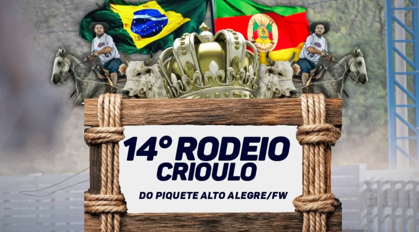Capa 14ª edição do Rodeio Crioulo do Piquete Alto Alegre vai atrair competidores em Frederico Westphalen