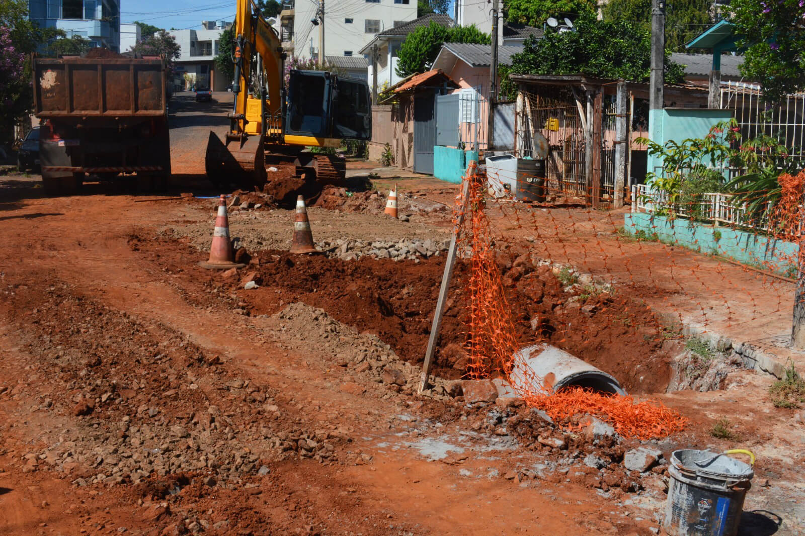 Capa Frederico Westphalen inicia obras de infraestrutura na Rua Paranaguá