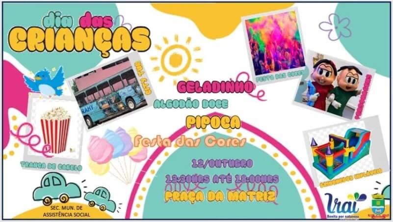 Capa Dia das Crianças terá festa em Iraí
