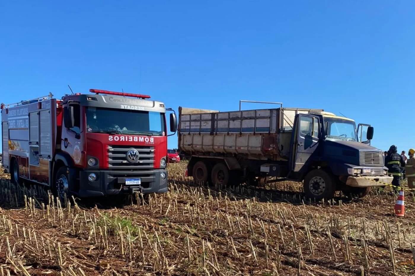 Capa Homem morre esmagado pela caçamba do próprio caminhão em Tenente Portela
