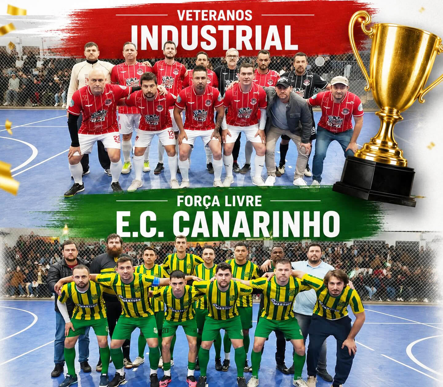 Capa Campeonato Municipal de Futsal de Palmitinho define os vencedores da temporada 2026