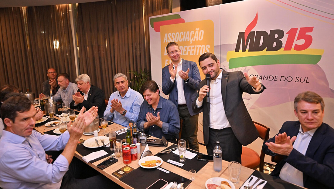 Capa Encontro de prefeitos do MDB no RS busca mobilização para as eleições de 2026