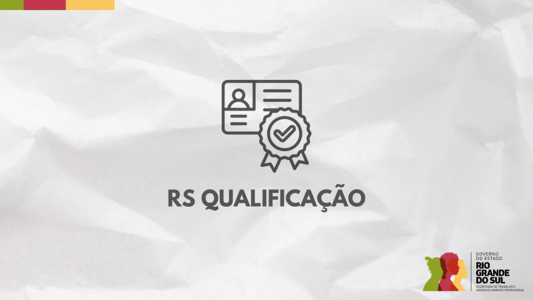 Capa Programa Qualificação RS oferta vagas de formação profissional em Palmitinho