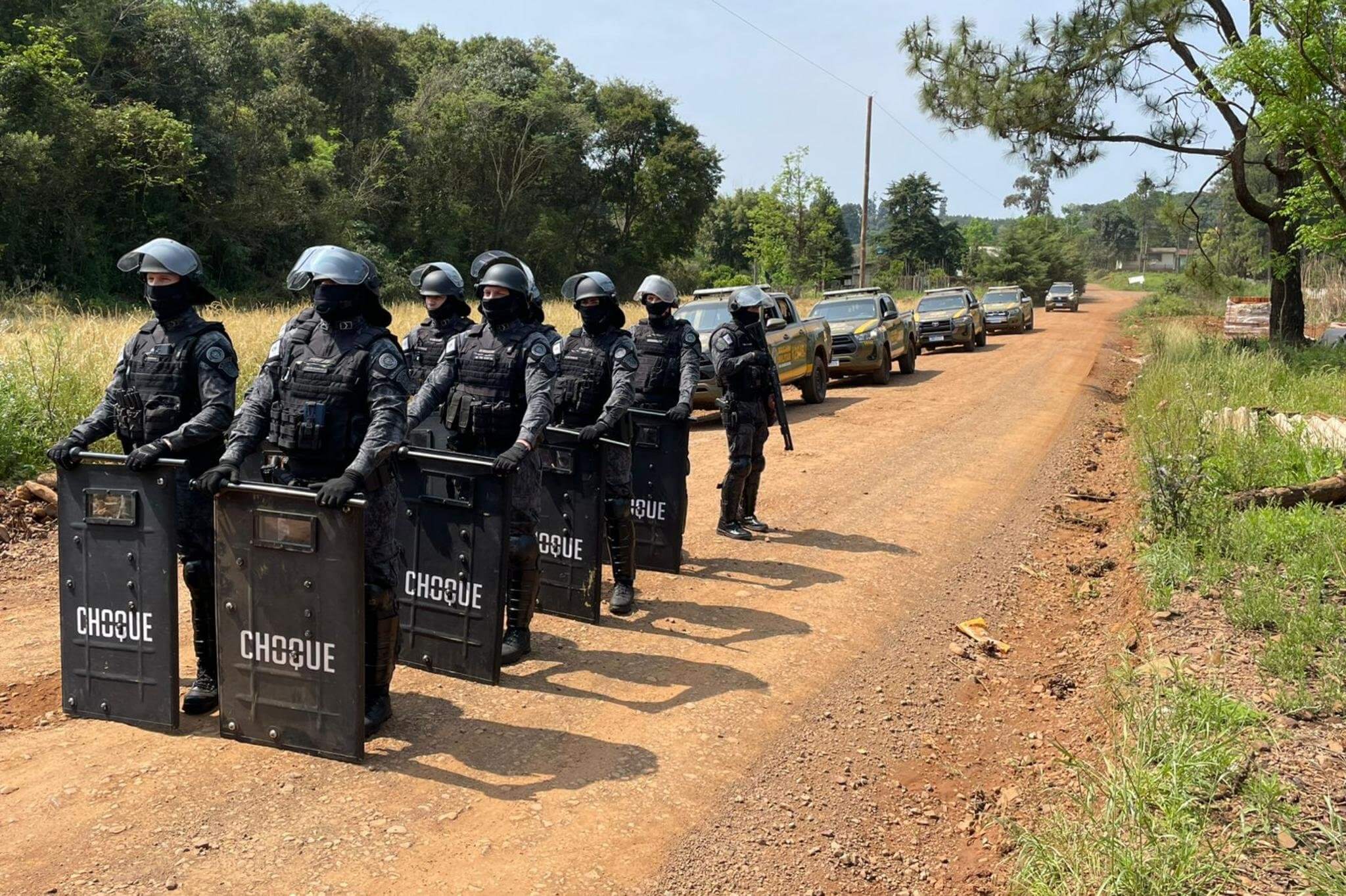 Capa Brigada Militar intervém em confronto entre grupos rivais em Água Santa