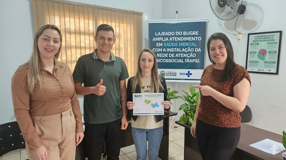 Capa Lajeado do Bugre amplia atendimento em saúde mental com a implantação da RAPS