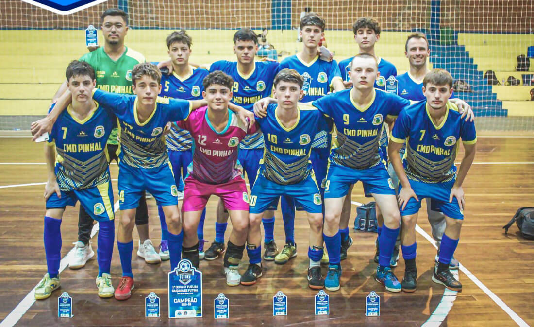 Capa Escolinha CMD Pinhal é campeã em três categorias na Copa CT Futura em Caiçara