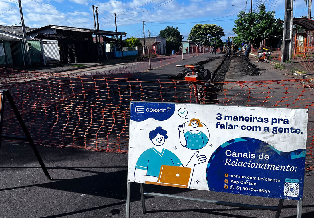 Capa Confira as obras previstas pela Corsan em Frederico Westphalen nesta semana