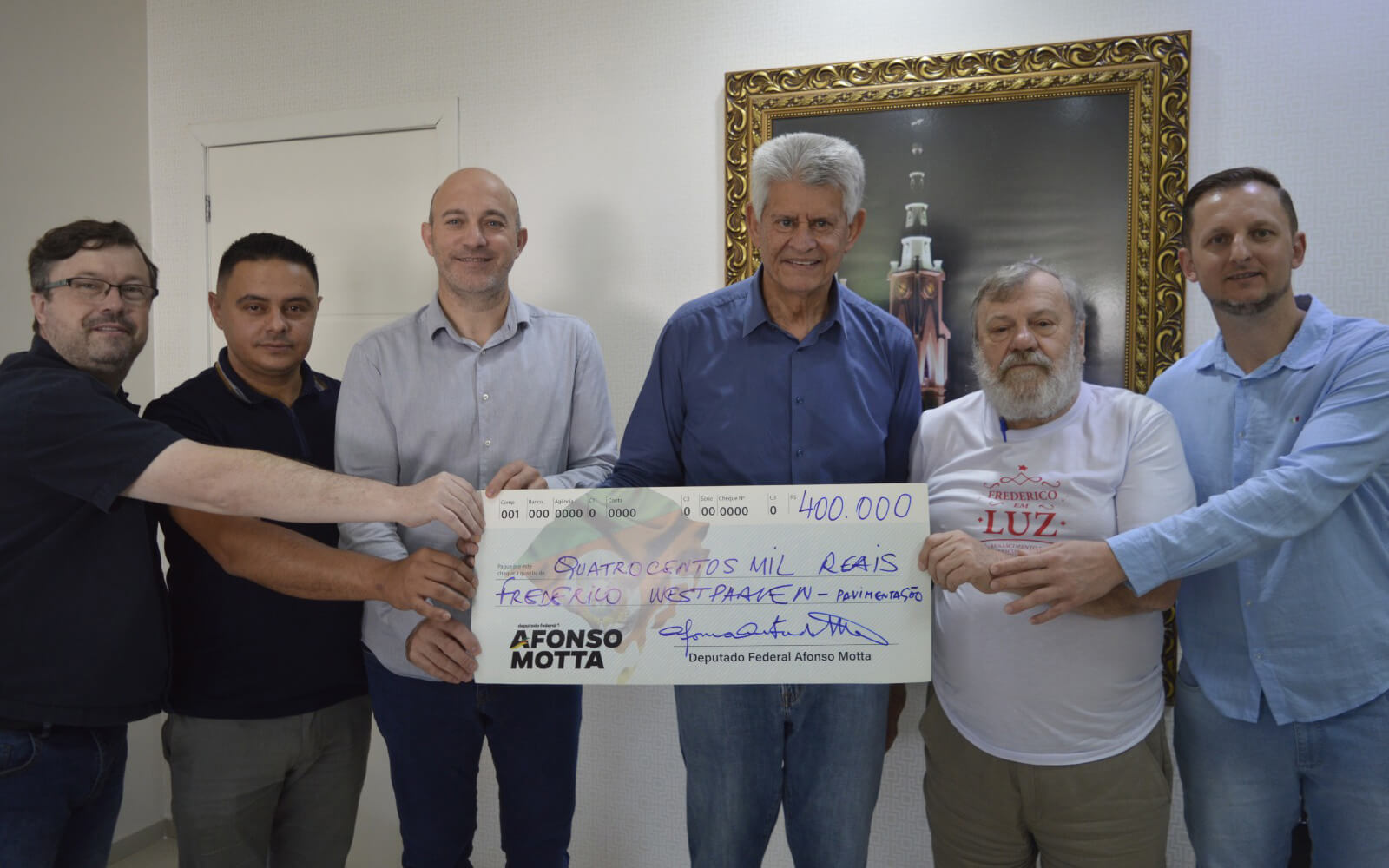 Capa PDT-FW garante R$ 1 milhão de reais em emendas parlamentares
