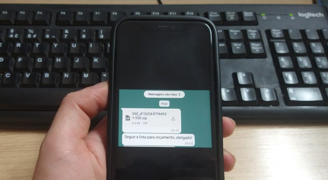 Capa Polícia Civil alerta para novo golpe no WhatsApp usando falsa mensagem de "orçamento"