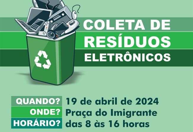 Capa Coleta de Lixo Eletrônico em Tenente Portela ocorrerá dia 19 de abril