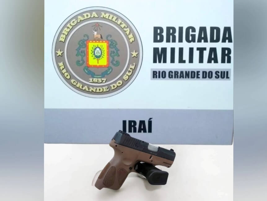 Capa Brigada Militar prende indivíduo por porte ilegal de arma de fogo em Iraí
