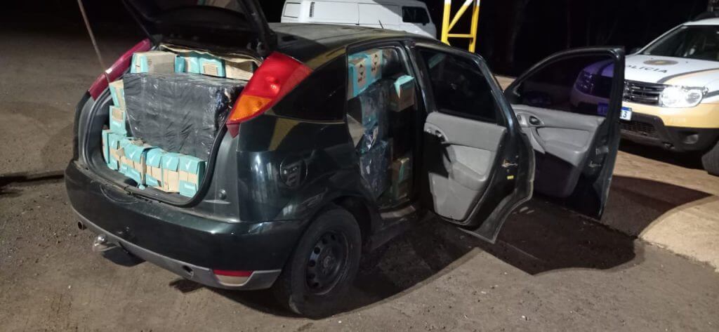 Capa Santo Augusto: policiais apreendem carga contrabandeada
