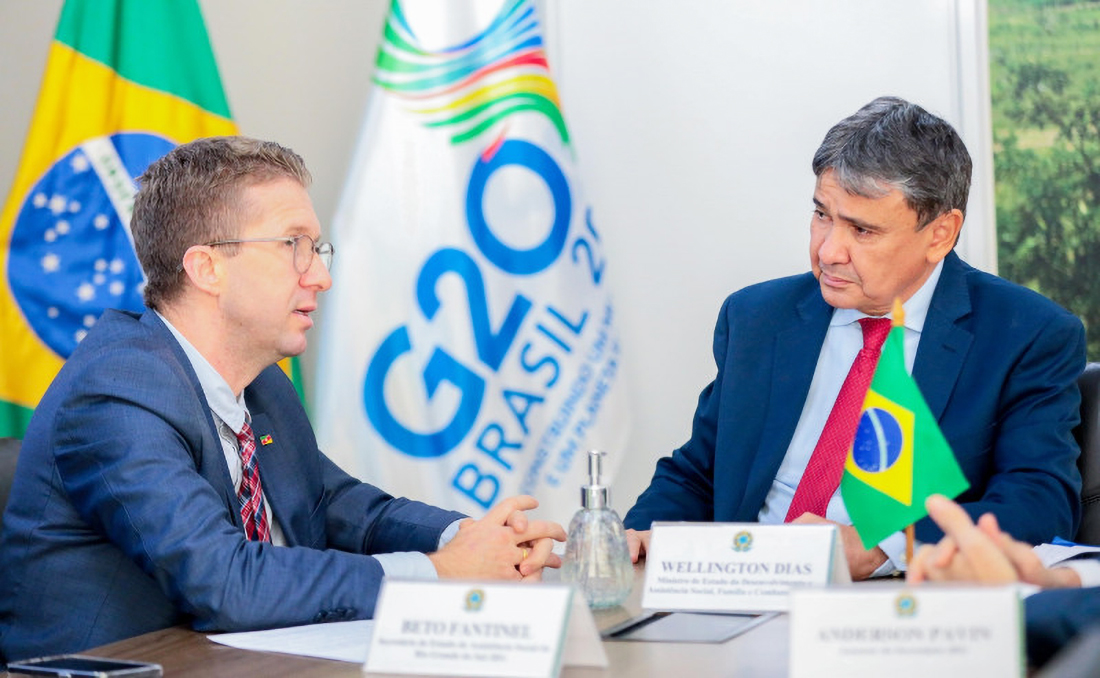 Capa Em Brasília, governo estadual reforça necessidade de apoio para área social