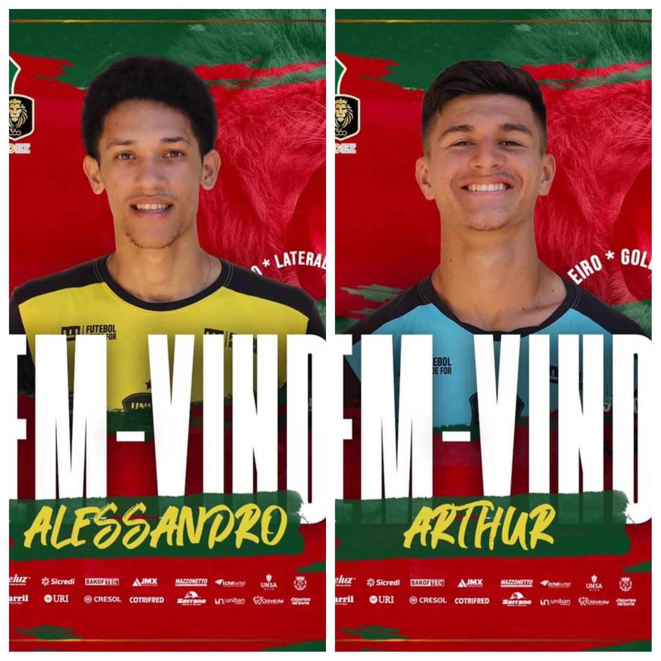 Capa Lateral e goleiro são anunciados pelo União Frederiquense