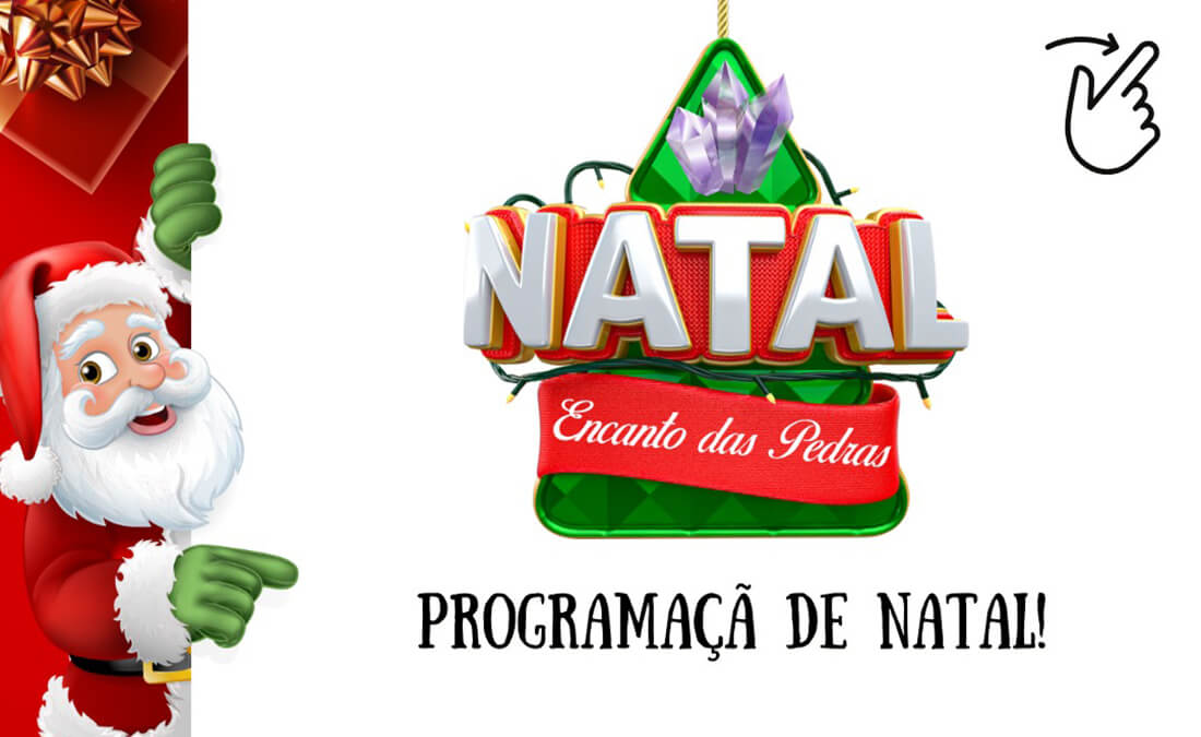 Capa Ametista do Sul apresenta o Natal Encanto das Pedras 2023