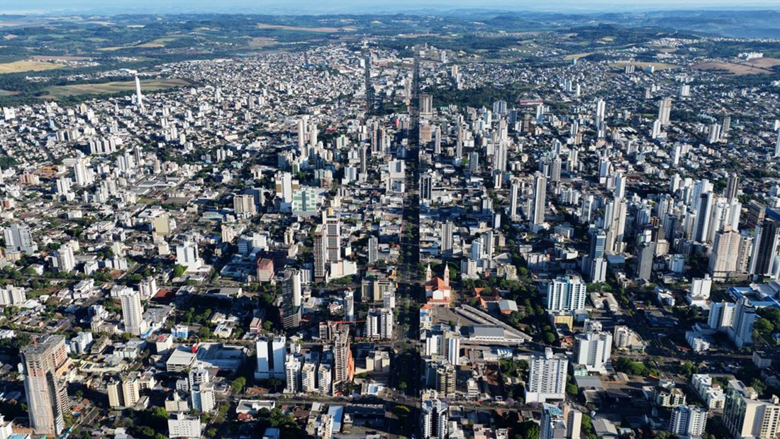 Capa Chapecó alcança 289 mil habitantes e cidade entra no ranking das que mais crescem no Brasil