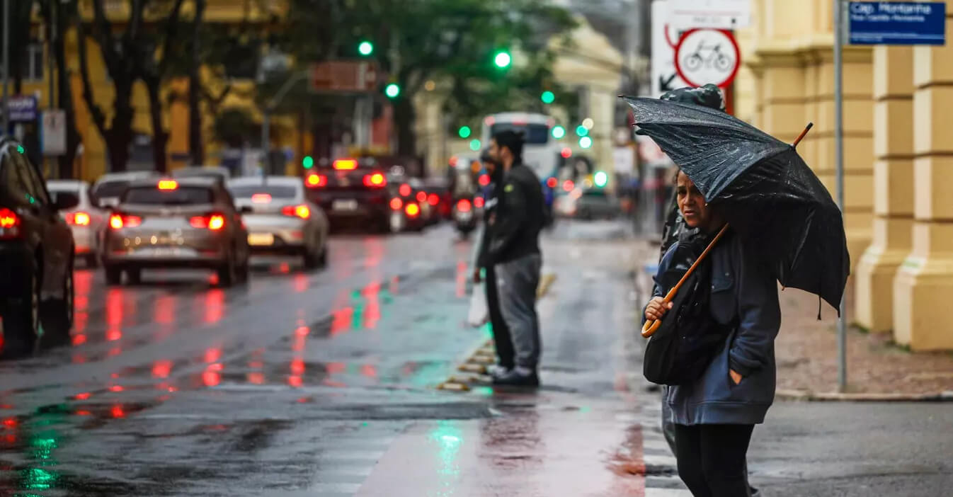 Capa Ciclone vai para o oceano e chuva diminui no RS nesta quinta-feira