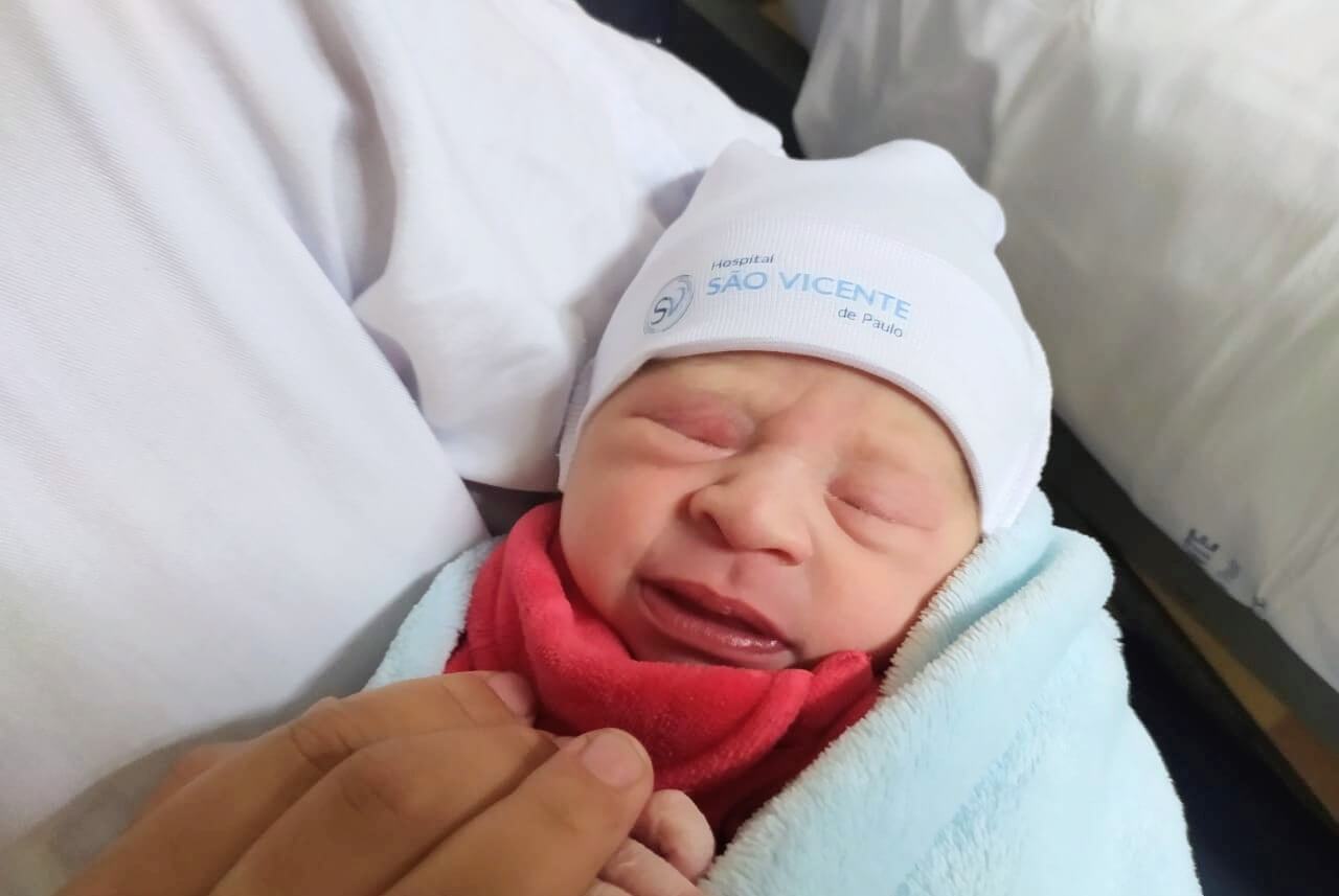 Capa Primeiro bebê nascido em 2024 no HSVP é menina