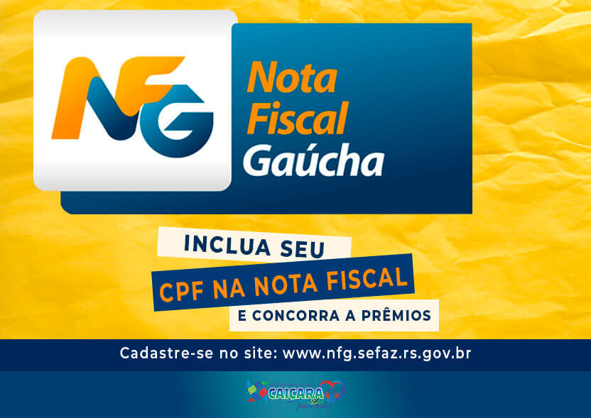 Capa Sorteio municipal do Nota Fiscal Gaúcha premia premia mais três caiçarenses