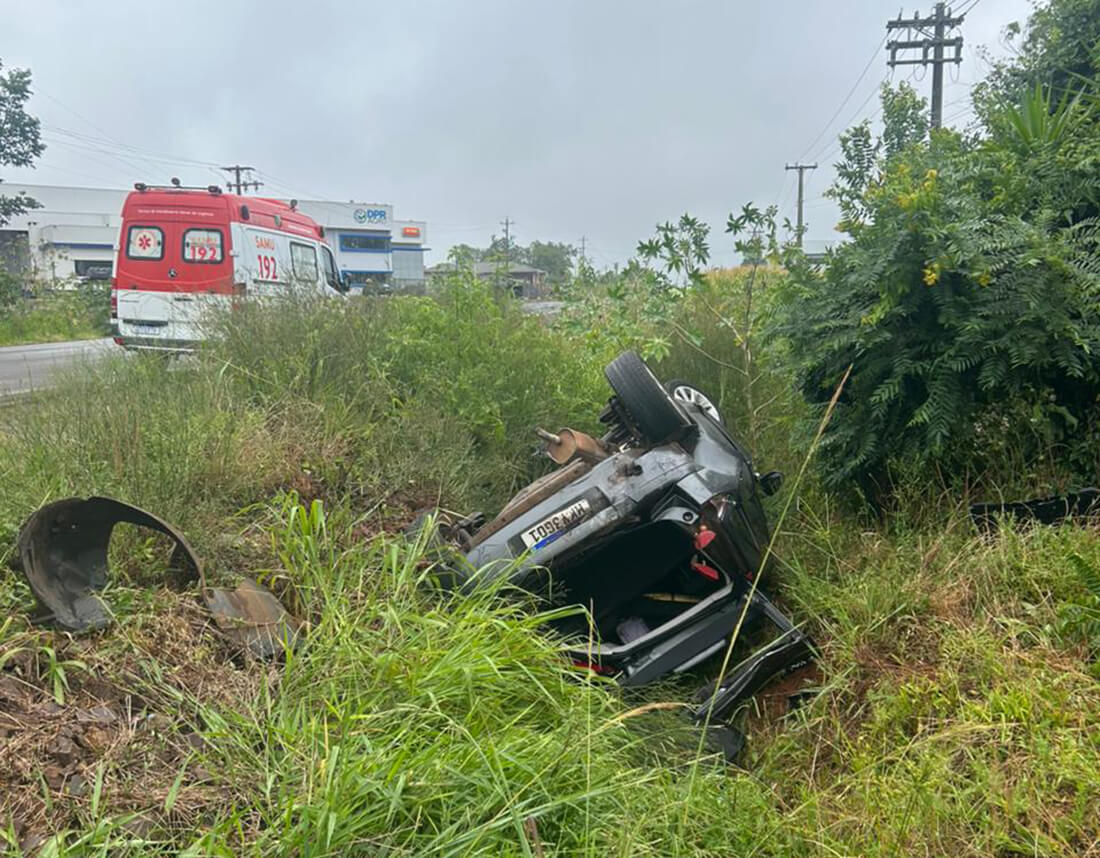Capa Colisão na RS-150 deixa três feridos em Frederico Westphalen