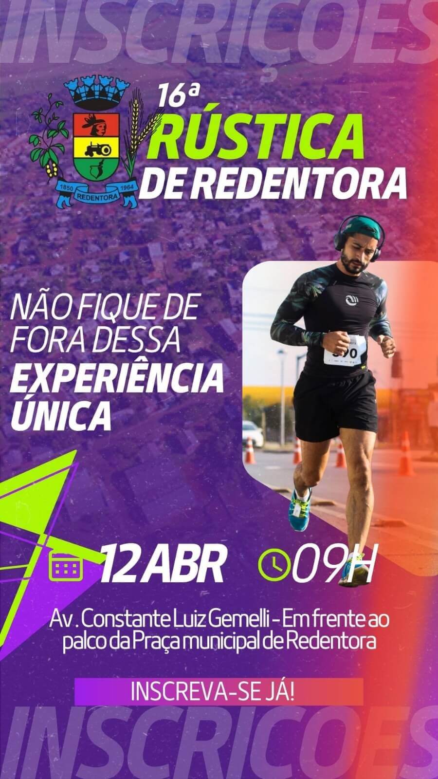 Capa Redentora se prepara para a 16ª edição da tradicional corrida Rústica na Semana do Município