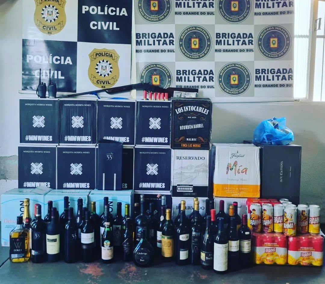 Capa Forças policiais cumprem mandado de busca e apreensão em Crissiumal